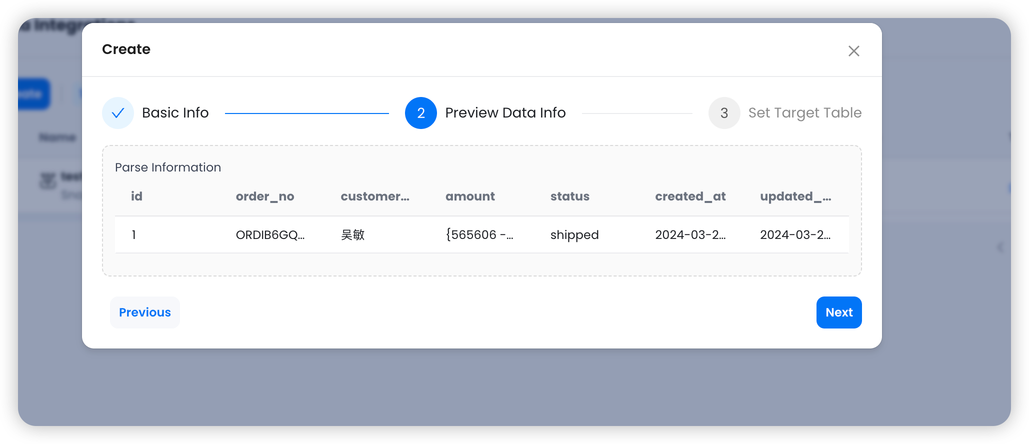 Preview Data